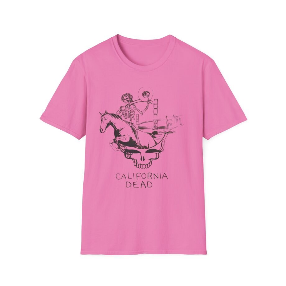 California United States of Dead Unisex Softstyle T-shirt