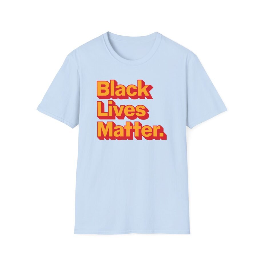 Black Lives Matter Blm Graphic Logo Unisex Softstyle T-shirt