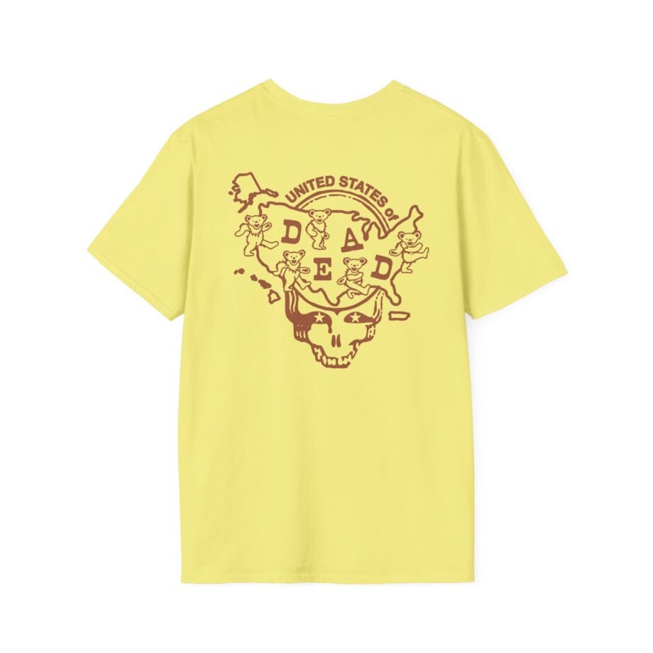 Massachusetts United States of Dead Unisex Softstyle T-shirt