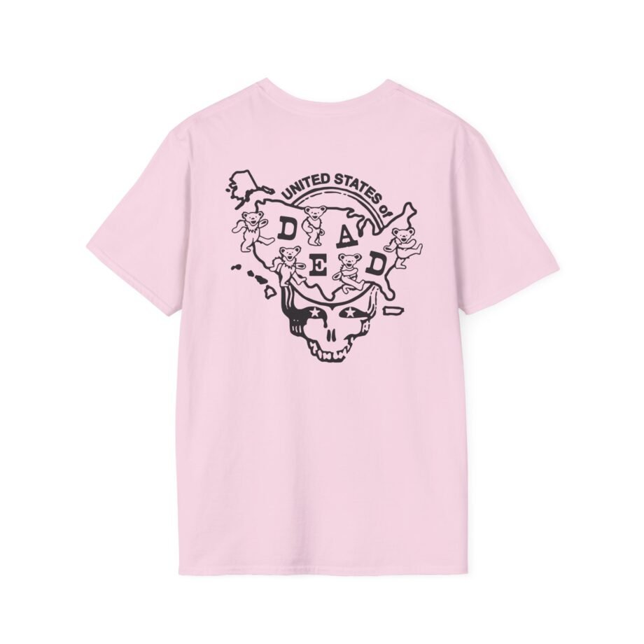 California United States of Dead Unisex Softstyle T-shirt