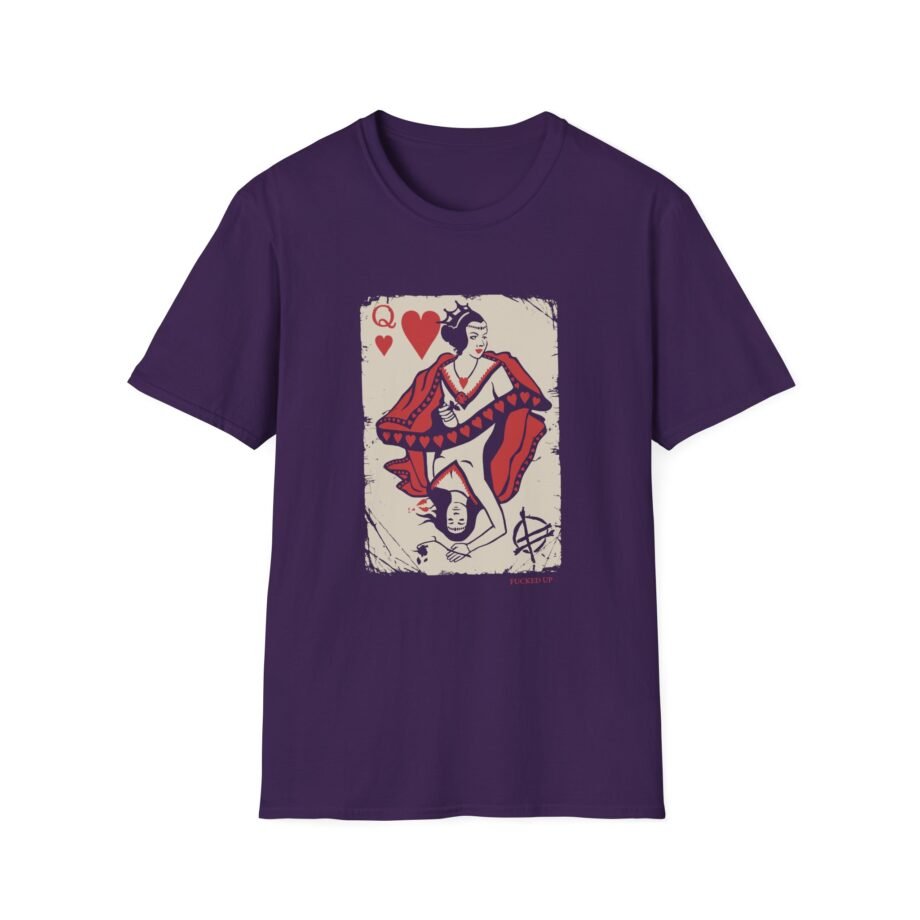 Fucked Up Queen of Hearts Unisex Soft-style T-shirt