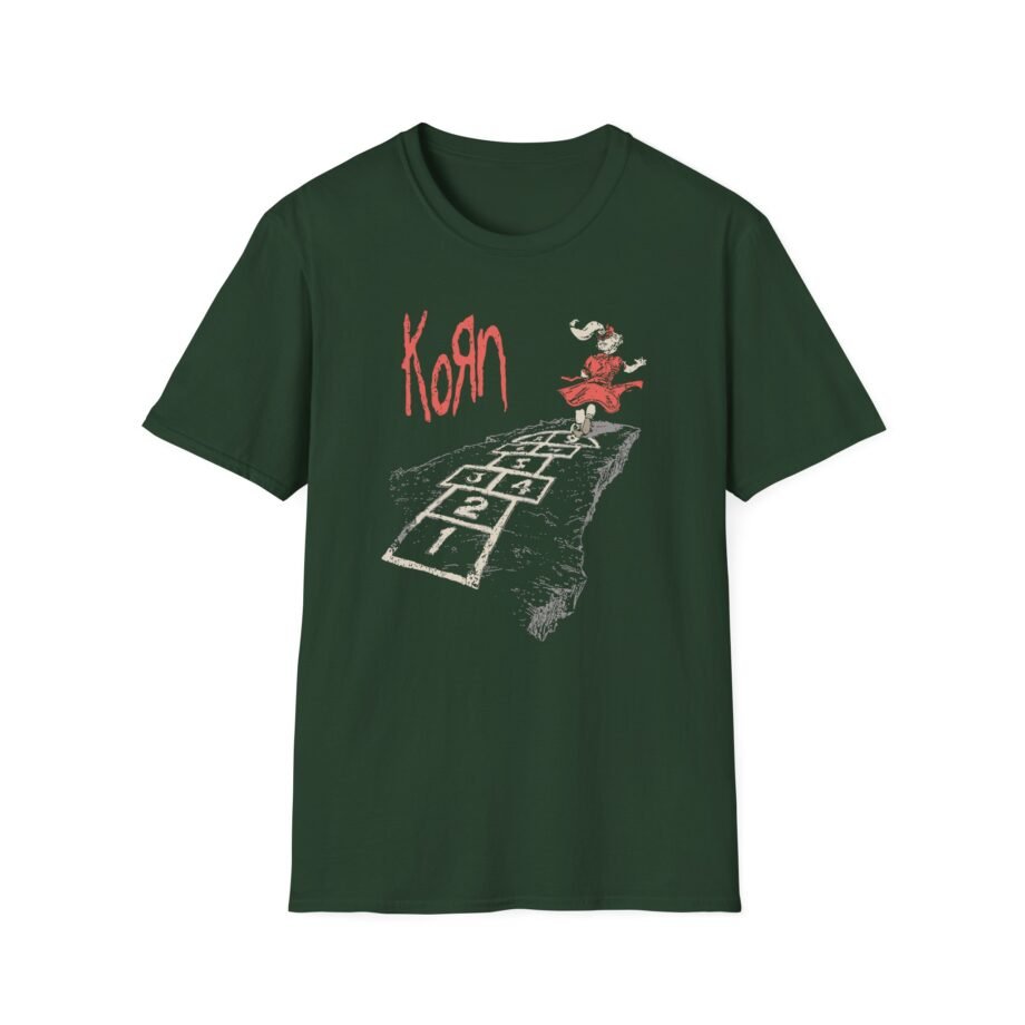 Korn Follow Hopscotch Unisex Softstyle T-shirt