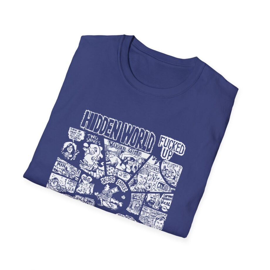 Fucked Up Hidden World Unisex Soft-style T-shirt