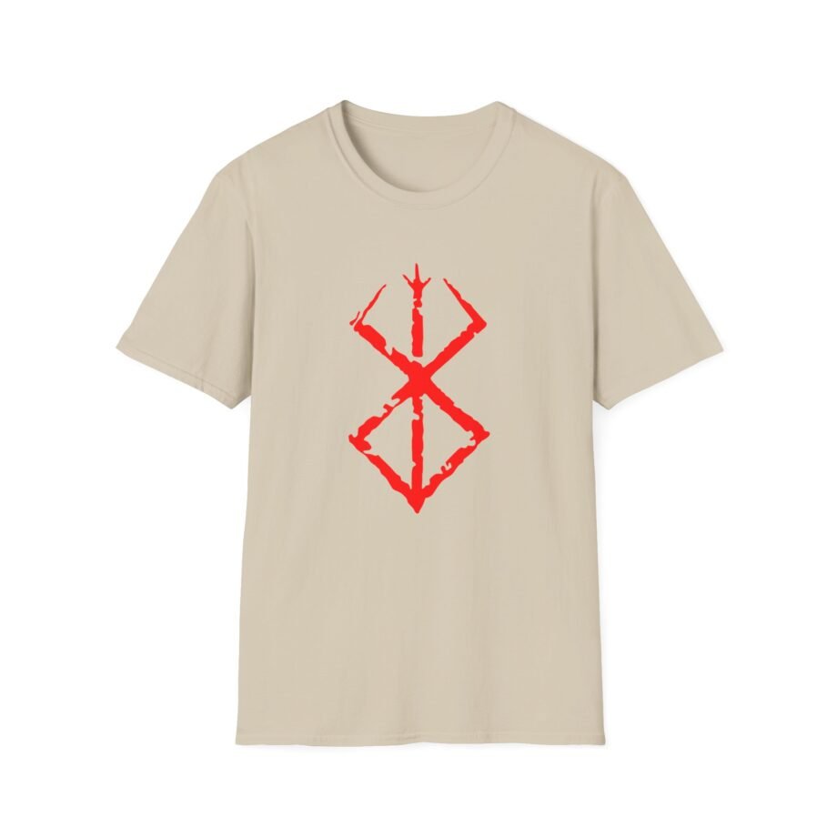 Berserk Brand of Sacrifice Red Acid Unisex Softstyle T-shirt