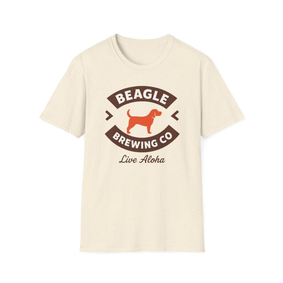 Beagle Aloha Brewing Unisex Softstyle T-Shirt