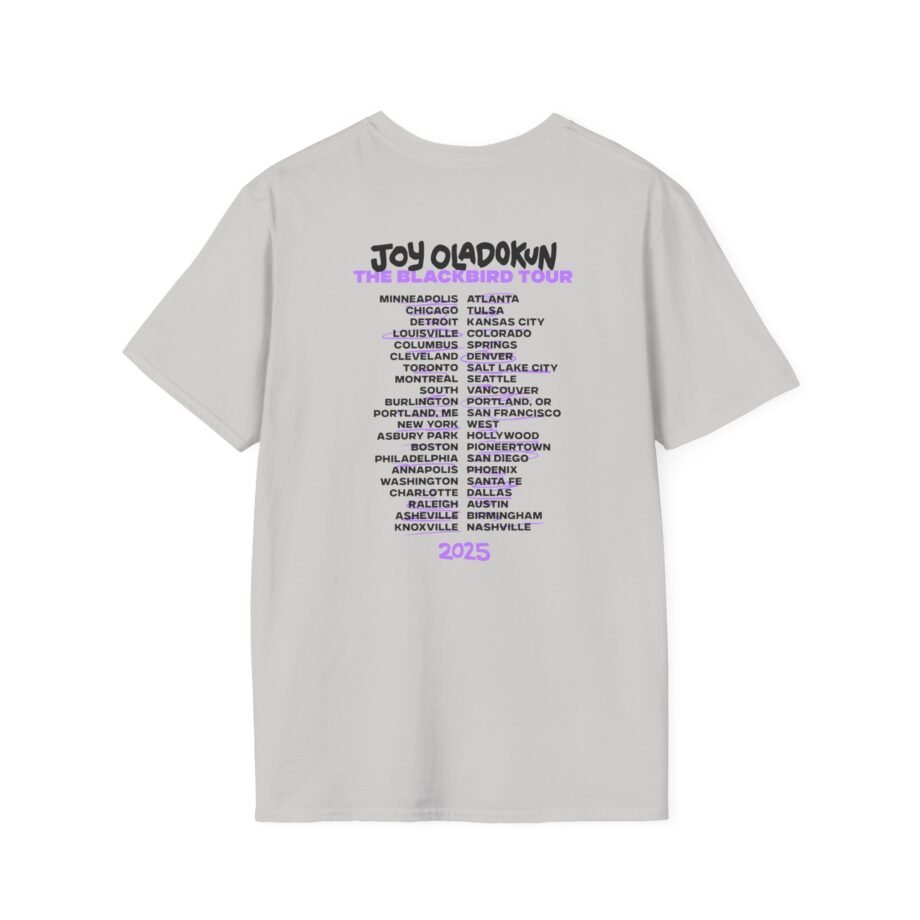 Joy Oladokun Black Bird Tour Unisex Softstyle T-shirt