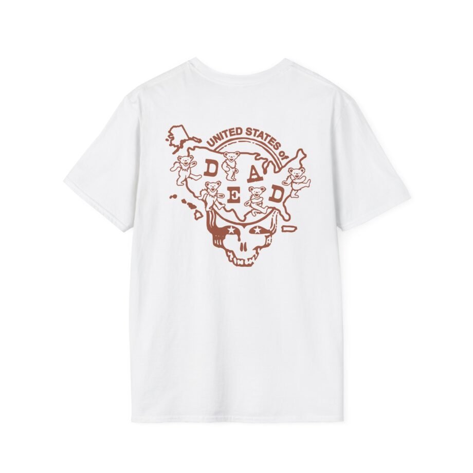 Massachusetts United States of Dead Unisex Softstyle T-shirt