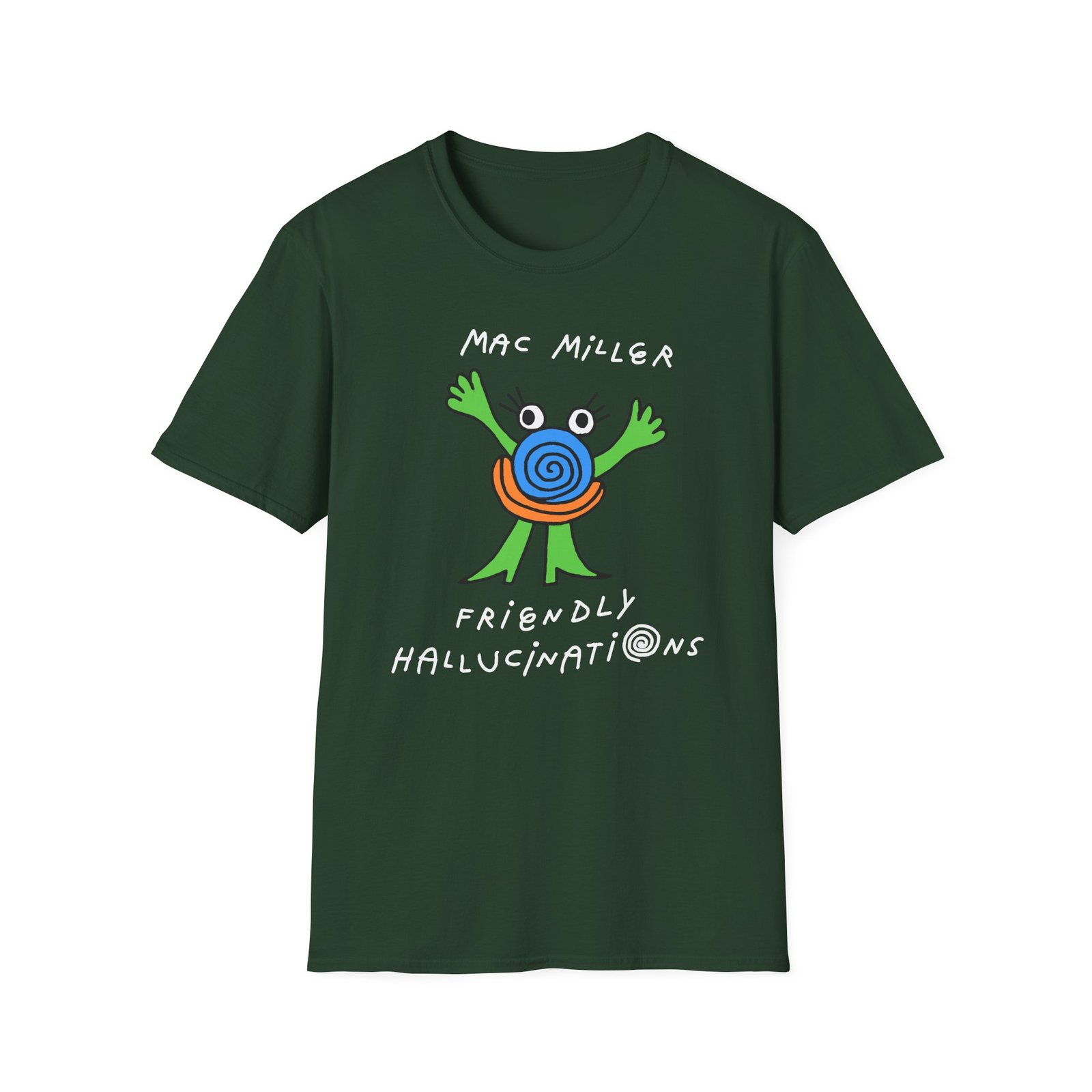 Mac Miller Friendly Hallucinations Unisex Softstyle T-shirt