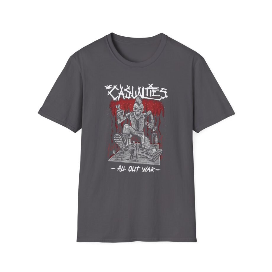 Casualties All Out War Unisex Softstyle T-shirt