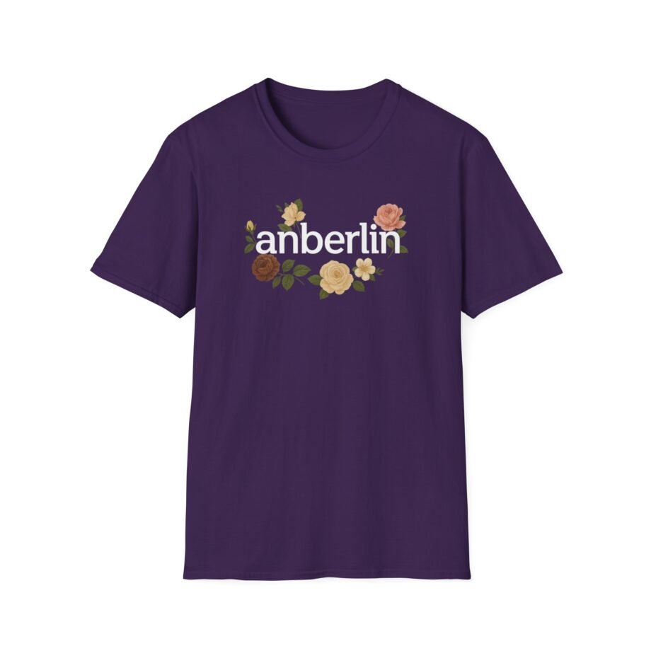 Anberlin Floral Unisex Softstyle T-shirt