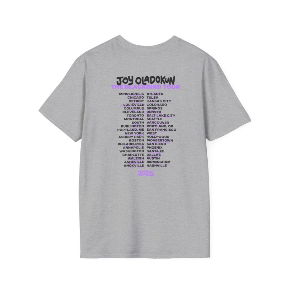 Joy Oladokun Black Bird Tour Unisex Softstyle T-shirt