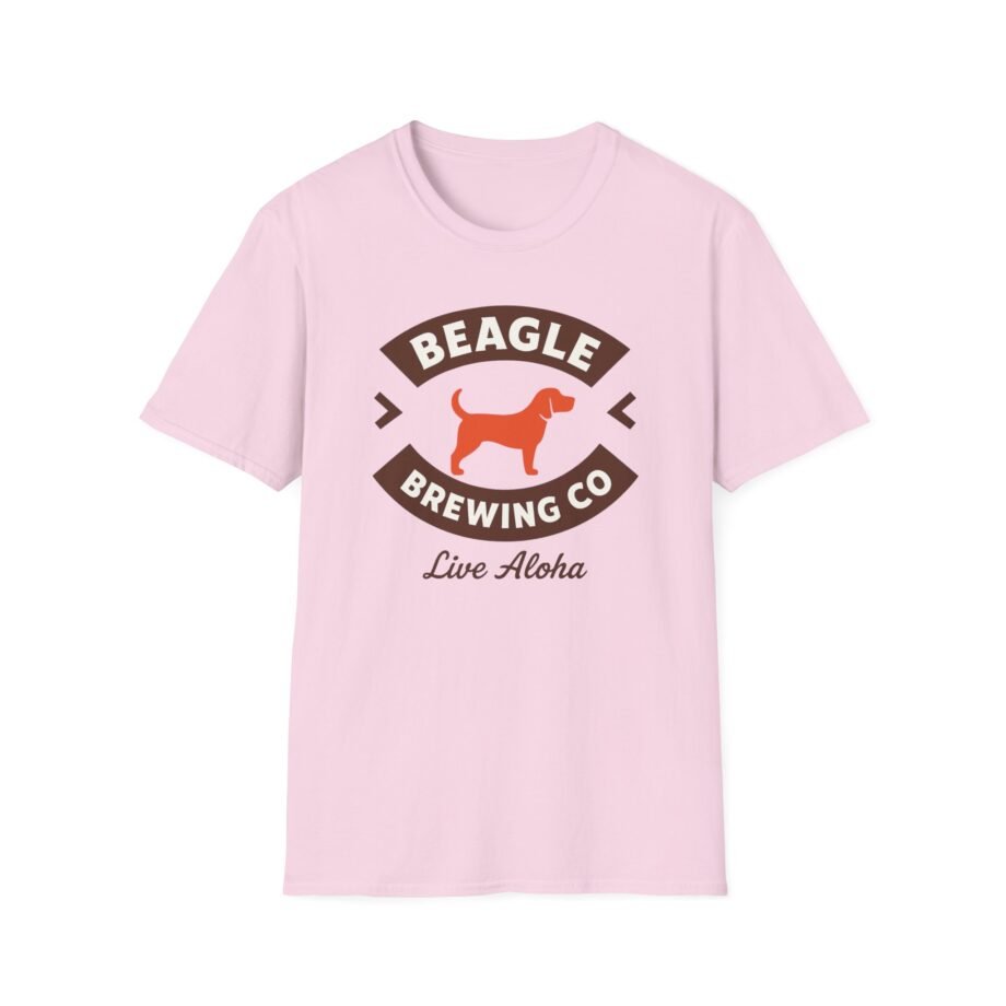 Beagle Aloha Brewing Unisex Softstyle T-Shirt