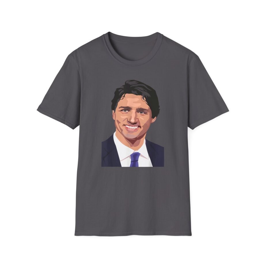 Justin Trudeau Portrait Unisex Softstyle T-shirt