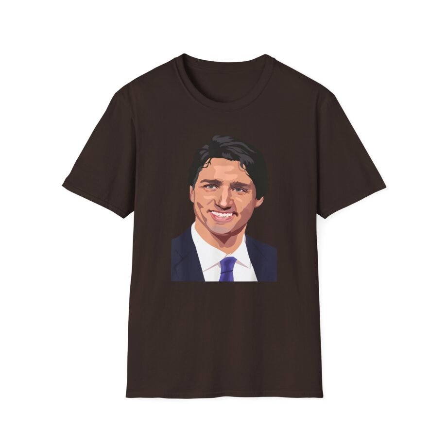 Justin Trudeau Portrait Unisex Softstyle T-shirt