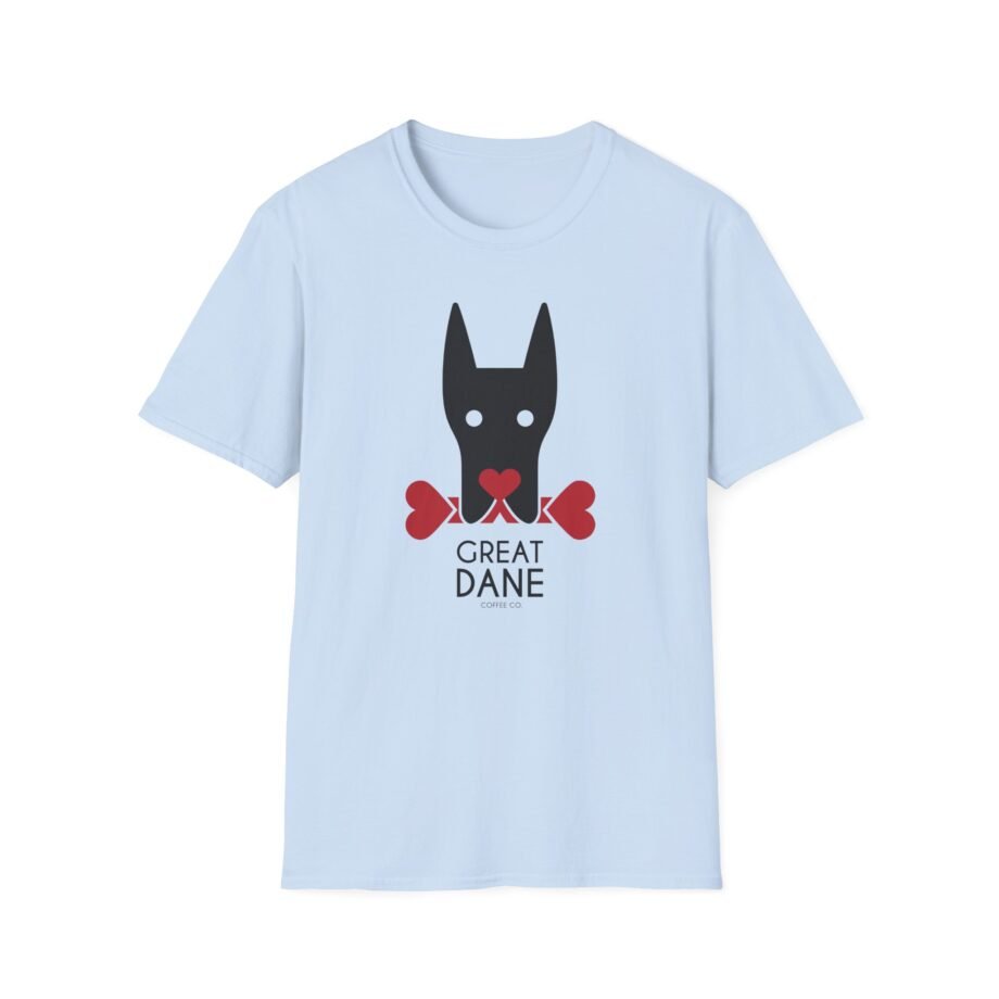 Great Dane Love Unisex Softstyle T-shirt