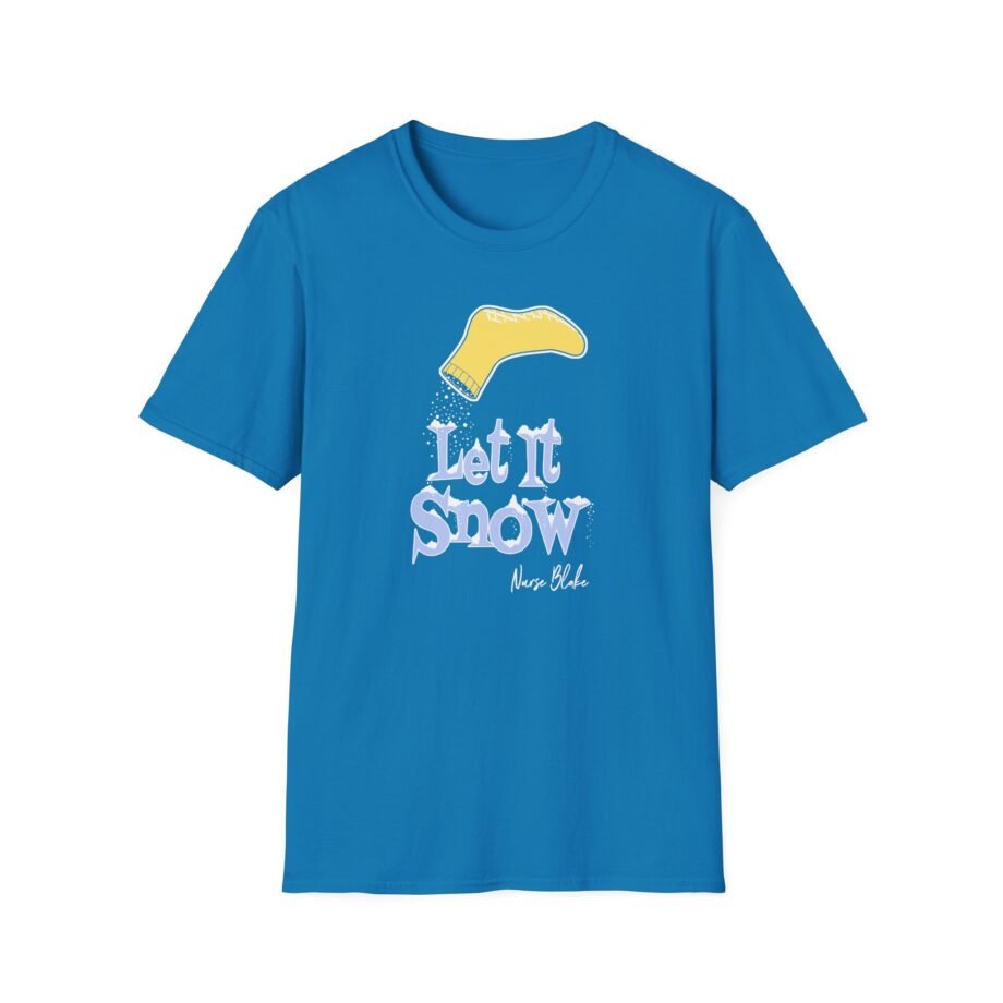 Nurse Let It Snow Unisex Softstyle T-shirt