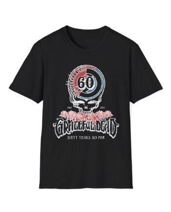 Grateful Dead 60th Anniversary Logo Unisex Softstyle T-shirt