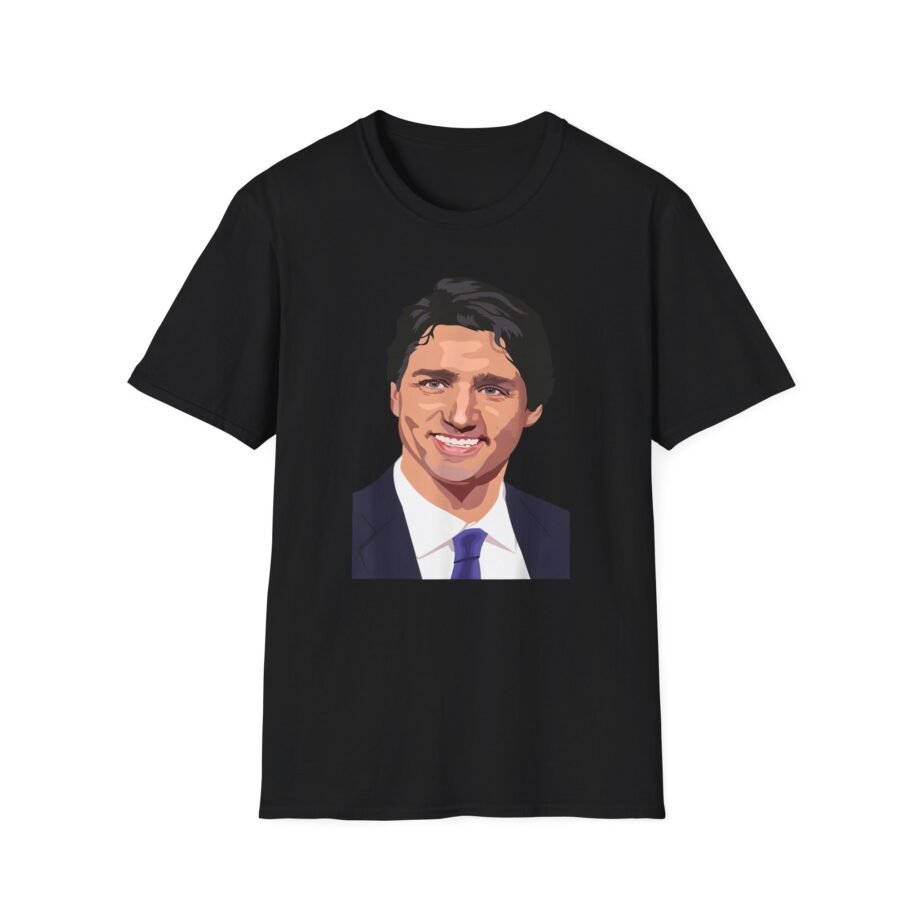 Justin Trudeau Portrait Unisex Softstyle T-shirt