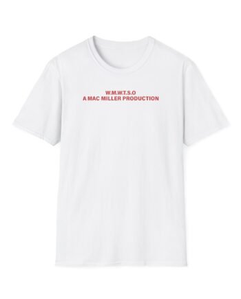 Mac Miller Wmwtso Productions Unisex Softstyle T-shirt