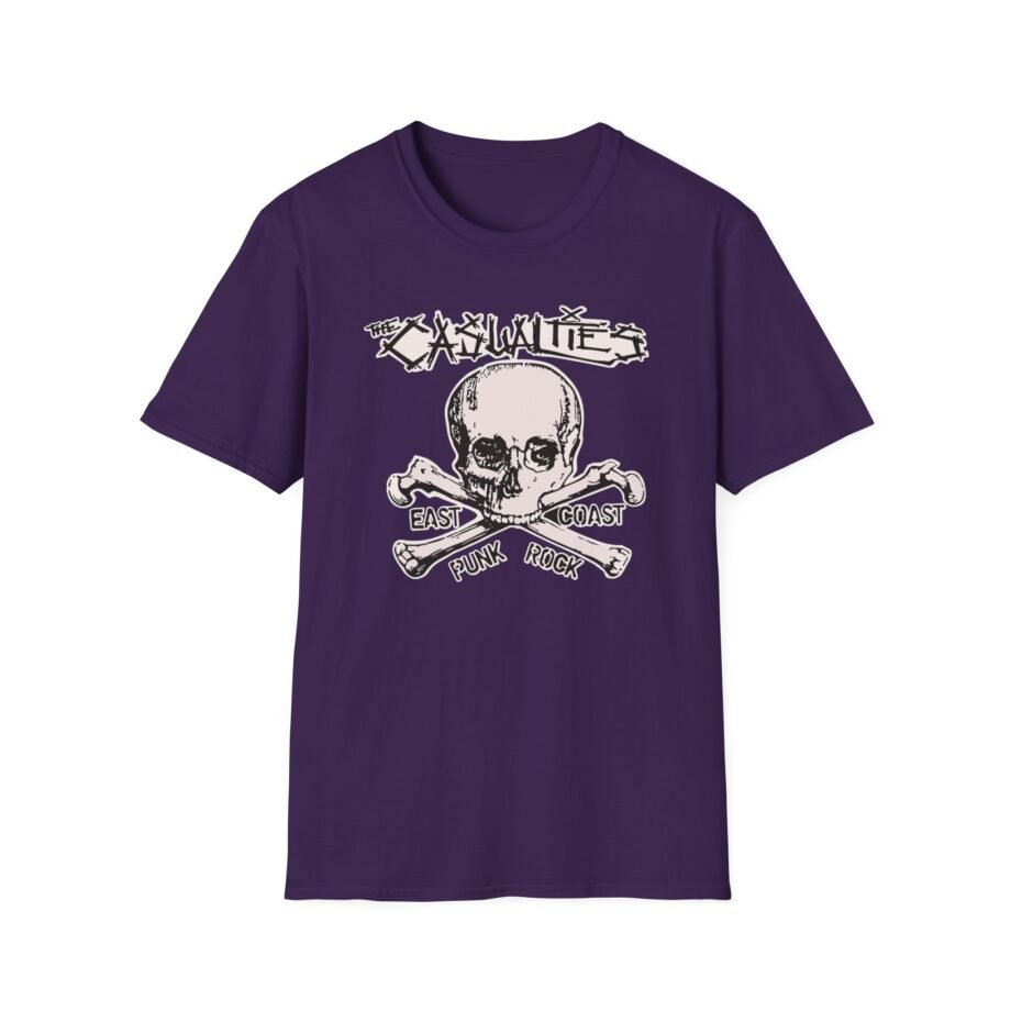 Casualties East Coast Skull Unisex Softstyle T-shirt